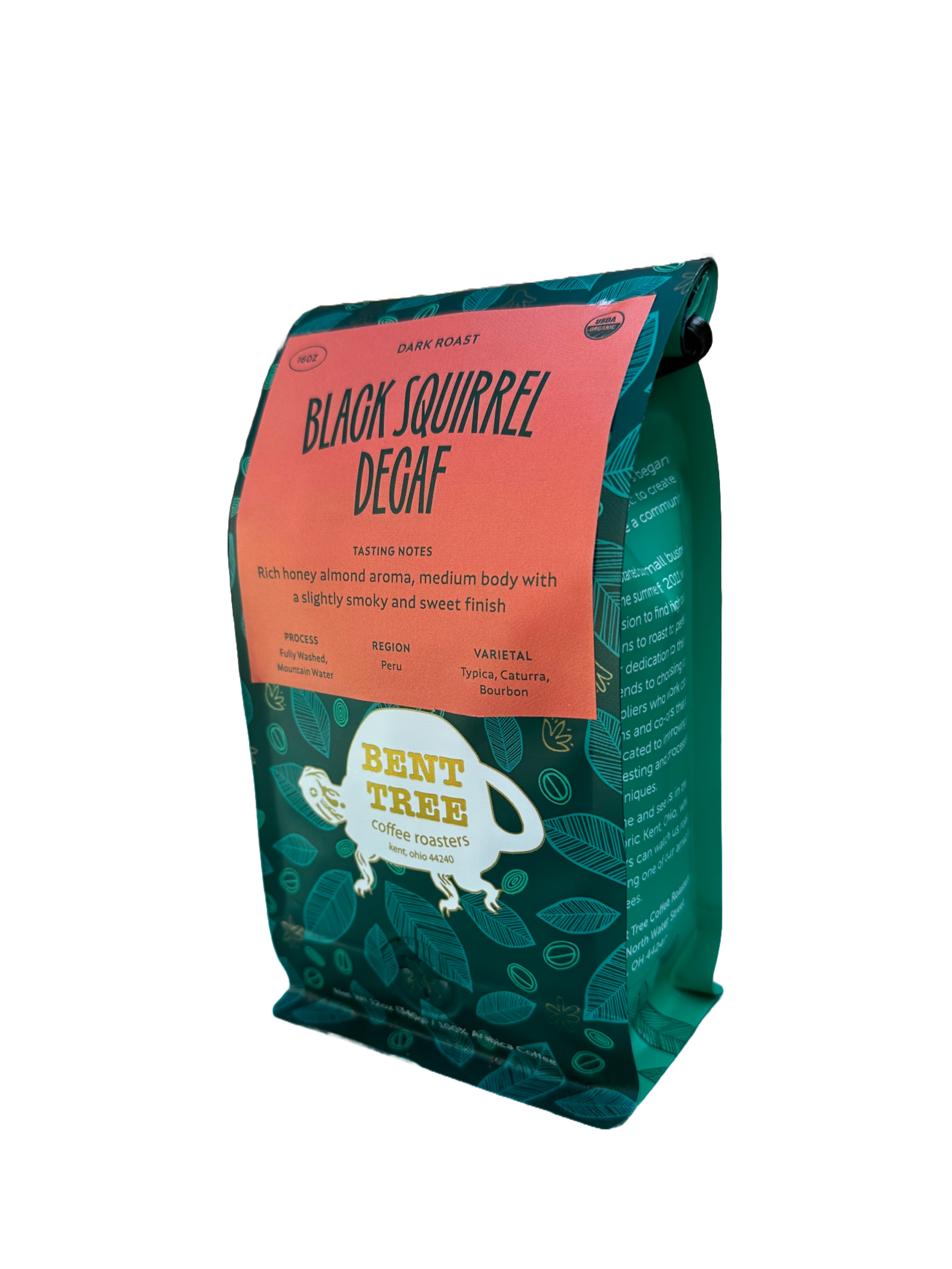 Black Squirrel | DECAF | Fair Trade Organic — Bent Tree Coffee
